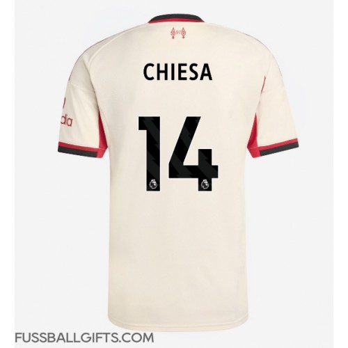 Liverpool Federico Chiesa #14 Fußballbekleidung Auswärtstrikot 2025-26 Kurzarm